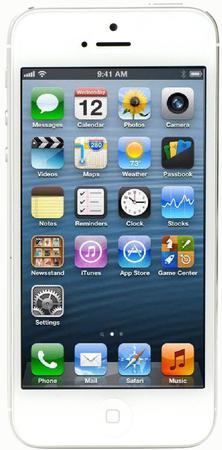 Смартфон Apple iPhone 5 64Gb White & Silver - Великие Луки